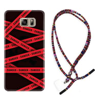 Samsung S7 Edge S20 Fe Plus Ultra S21 S22 Kılıf Boyun Asklı Rasta Silikon Danger 1372