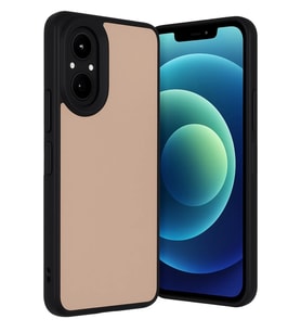 Realme 12 Lite Kılıf Aras Deri Kapak - Pudra