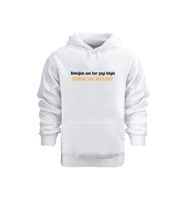 Unısex Yar Ben Belanın Ta Kendisiyim – Hoodie Kapüşonlu Sweatshırt (Beyaz)