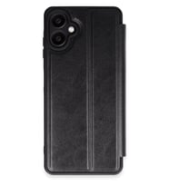 Samsung Galaxy A06 Uyumlu Kılıf Flip Cover - Siyah