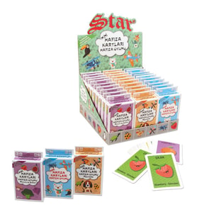 Star Mini Hafıza Oyun Kartları