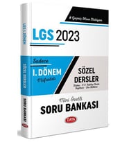 Data Yayınları 8.Sınıf Lgs 1. Dönem Sözel Soru Bankası