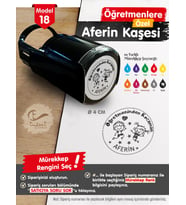 Öğretmenlere Özel Aferin Kaşesi - Aferin Mühürü M18-T661