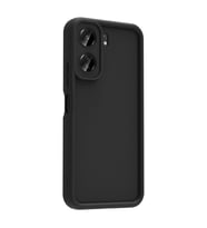 Redmi 13C Kılıf Kamera Korumalı Ananas Silikon Kapak (Siyah)