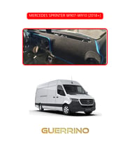 MERCEDES SPRİNTER W907-W910 2018+TORPİDO KORUMA HALISI KIRMIZI KENAR