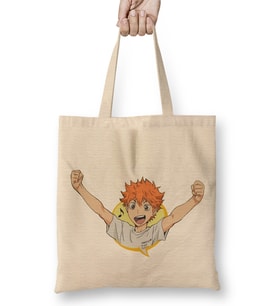 Hinata Haikyuu Bez Çanta Uzun Saplı