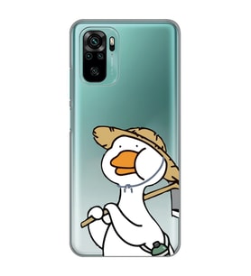 Redmi Note 10/Note 10S Uyumlu Ördek Desenli Şeffaf Telefon Kılıfı