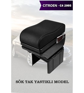 citroen c4 2005 kol dayama Yastıklı Siyah geniş model Lüks Deri
