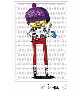 Bekos Arte Urbana Joga Tinta2 Puzzle 240 Parça Yapboz