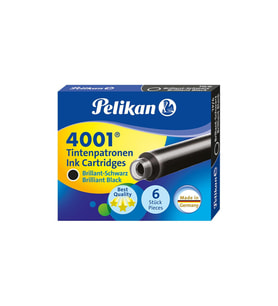 Pelikan Dolma Kalem Kartuşu Küçük Royal Siyah 6 Lı (10 Paket)