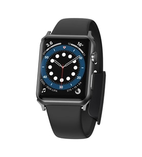 Baseus Slip-Thru Apple Watch Ultra 49mm 7-8 45mm 6-5-4 44mm Silikon Kordon Kayış 3 - ETC6427-5438 (Siyah)
