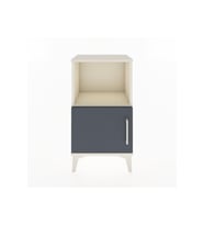 Arges Komodin 2 Raflı Tek Kapaklı 44x30x80 Aytaşı-Antrasit
