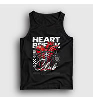 Presmono Unisex Siyah Heart Heartbreak Club Atlet 469528tt