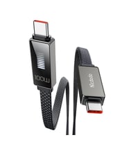 Mcdodo CA-4470 100W TypeC TypeC Hızlı Şarj Data Aktarım Kablosu 1.2m Siyah