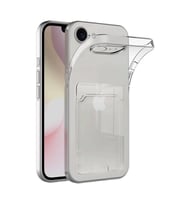 Apple İphone 16e Kılıf Kart Şeffaf Silikon - Şeffaf