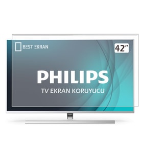 42PFL3208K TV EKRAN KORUYUCU - 42" inç 106 Ekran Tv Şeffaf Koruma paneli