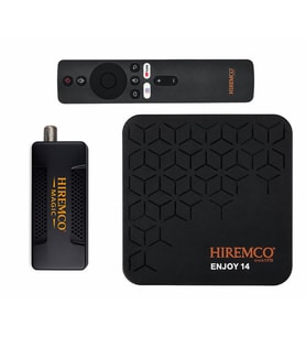 Hiremco Enjoy 14 + Magic USB-A Kurulu Uydu Seti 4K Android TV Box