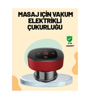 4'ü 1 Arada Elektrikli Çukurluk Masaj Seti, Isı ve Kırmızı Işık Özelliği