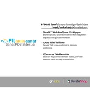 PrestaShop - PTT Akıllı Esnaf Sanal POS Modülü
