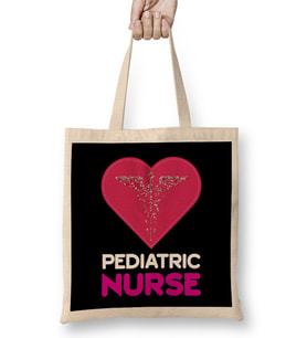Pediatric Nurse PNCB Pediatric Nursing Bez Çanta Uzun Saplı