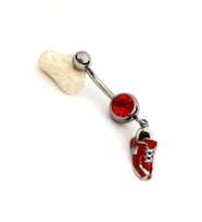 316L anti alerjik cerrahi çelık göbek piercing 1.2cm 1.2mm
