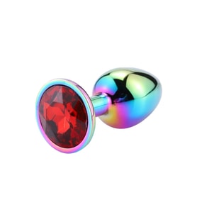 Small Rainbow Hot Cooling Red Jewellery  Metal Plug