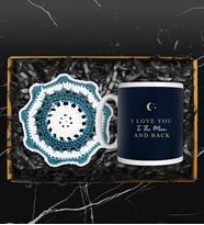Özel Tasarım Kupa & Handmade Makrome Bardak Altlığı