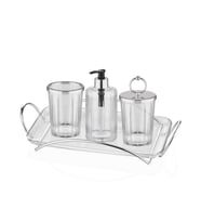 Gordion M05990 Banyo Seti 4 Parça Monochrome