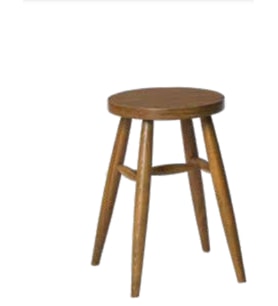 TABURE 1927 Klasik Model Ahşap Kayın Ceviz Boya Cafe tarz VİNTAGE Tarz El Yapım (Kahverengi)