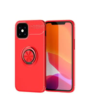 iPhone 12 Mini Kılıf Range Yüzüklü Silikon - Kırmızı