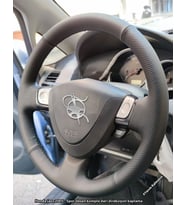 Honda Jazz 2005 Araca Özel Dikmeli Direksiyon Kılıfı (NOKTA DÜZ SİYAH İP) (Karışık)