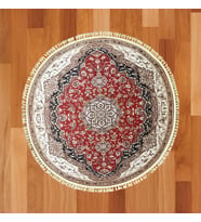 Zengin Madalyon Motifli 200 x 200 Baskı Halı