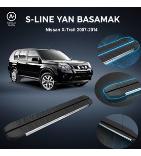 Nissan X-Trail S-Line Premium Krom Yan Basamak 2007-2014