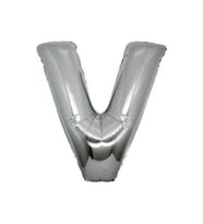 Folyo balon harf v gümüş 16 ınc(40cm) pk:1-