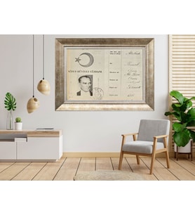 Gümüş Çerçeveli dekoratif Tablo as2108