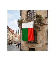 Madagaskar Bayrağı Premium Raşel Kumaş 150x225 Cm
