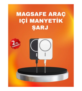 Mey İthalat® Akıllı Koruma Sistemli MagSafe Araç Tutucu iPhone 12/13/14 Uyumlu
