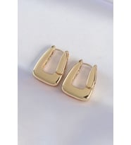 Pirinç Gold Renk Kalın Küpe 5886 - SSSSSS6714-1800