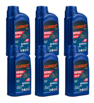 Lubex Rapidus 20W-40 1 Lt 4 Zamanlı Motosiklet Yağı (6 Adet)