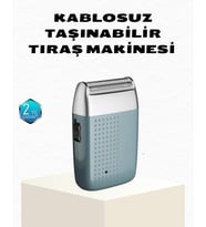 Şarjlı Kuru Kullanım Tıraş Makinesi – Kablosuz, Taşınabilir