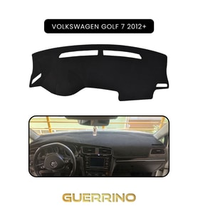 VOLKSWAGEN Golf 7 (2012+)TORPİDO KORUMA HALISI SİYAH KENAR