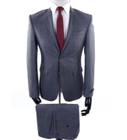 Jan Carlucci Yünlü Slimfit Drop 6 Takım (Gri)