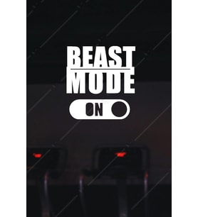 Best Mode On Yazısı Ahşap Duvar Dekoru Tablo (Beyaz)
