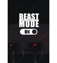 Best Mode On Yazısı Ahşap Duvar Dekoru Tablo (Beyaz)