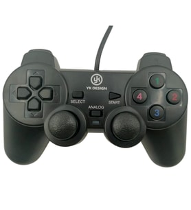 Çift Titreşimli Usb Kablolu Oyun Kolu Pc Uyumlu Vibration Gamepad