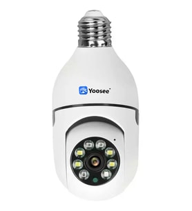Ev güvenlik Wifi panoramik kamera Hd ampul uzaktan izleme kablosuz Ip kamera Video gece görüş kamera