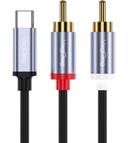 USB Type-C to 2 RCA Ses Kablosu 1.5 Metre
