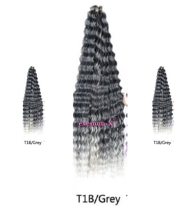 Afro Su Dalgası Saç 75m 120gr Kodu #-TB1/GREY