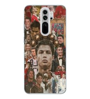 Redmi Note 8 Pro Uyumlu Cristiano Ronaldo Tasarımlı Şeffaf Telefon Kılıfı