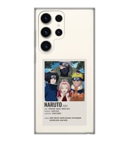 Samsung Galaxy S23 ULTRA Uyumlu Naruto Anime Desenli Şeffaf Telefon Kılıfı